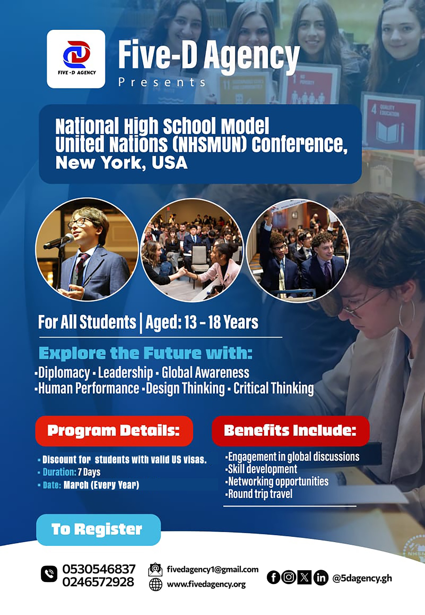 fivedagency National High School Model UN